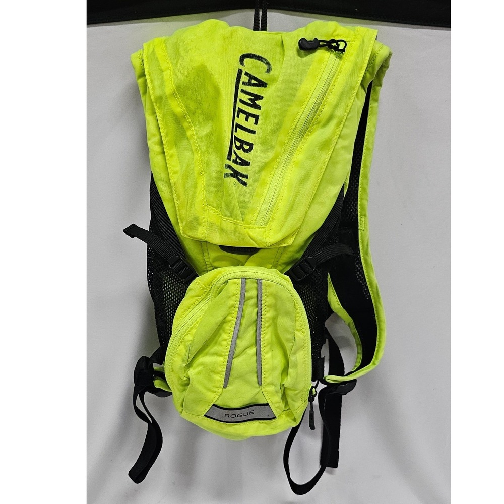 CamelBak Rogue Hydration Pack Neon Yellow High Vis Cycling Backpack No Bladder